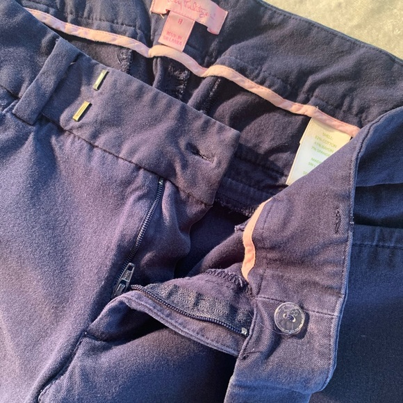 Lilly Pulitzer 8 Navy Leigh Pants - Picture 5 of 8